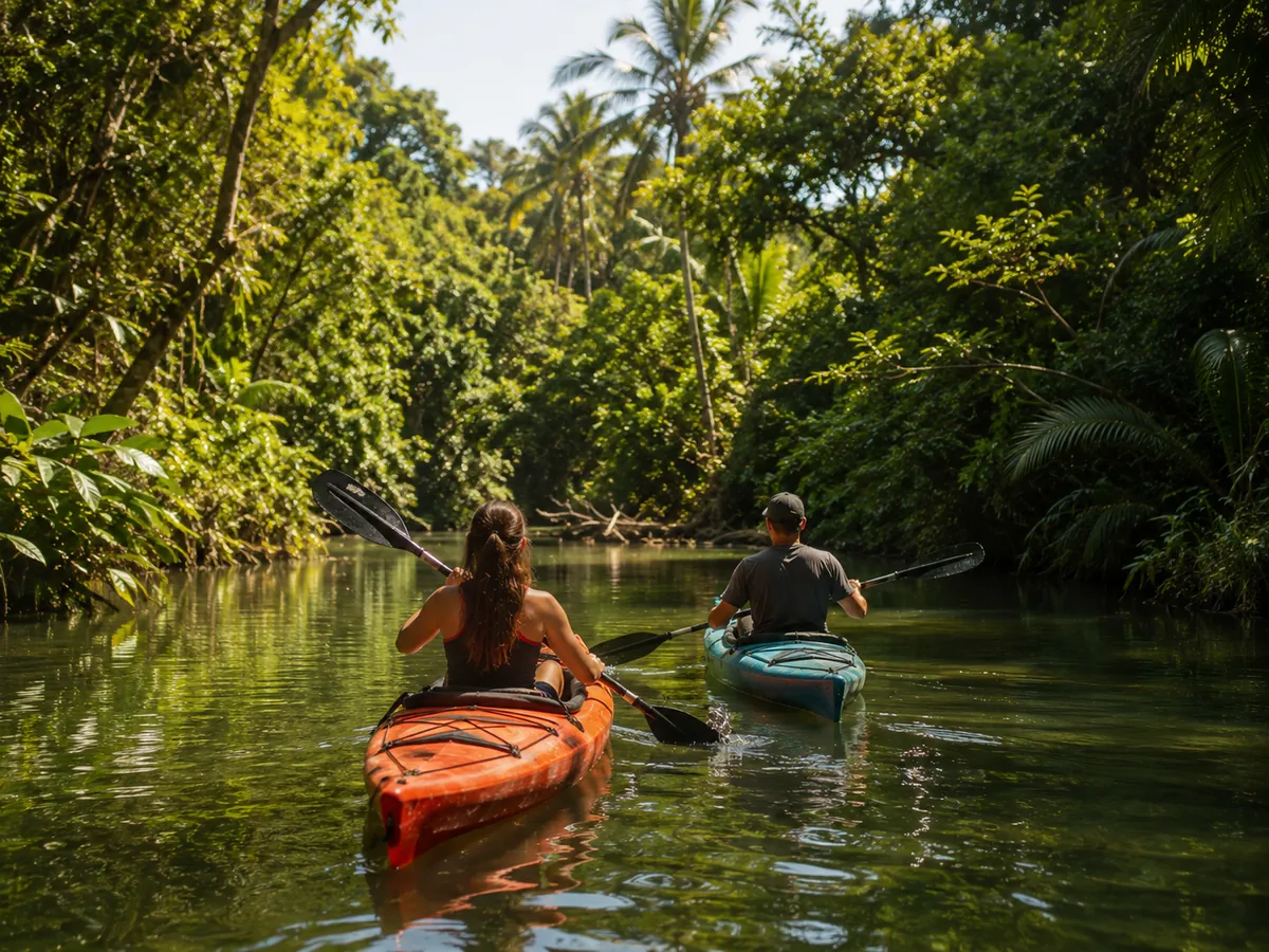 Tropische Wasser- und Naturlandschaft als Bild für Punta Uva